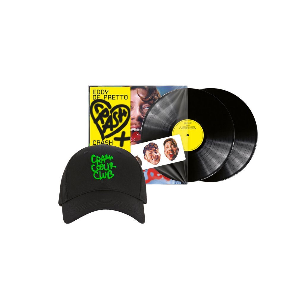 Pack "Crash coeur+" Vinyle (réédition) + Casquette